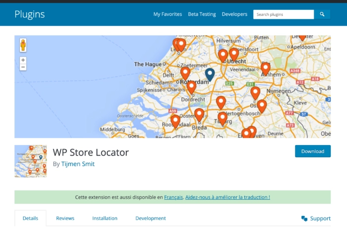extension wp store locator