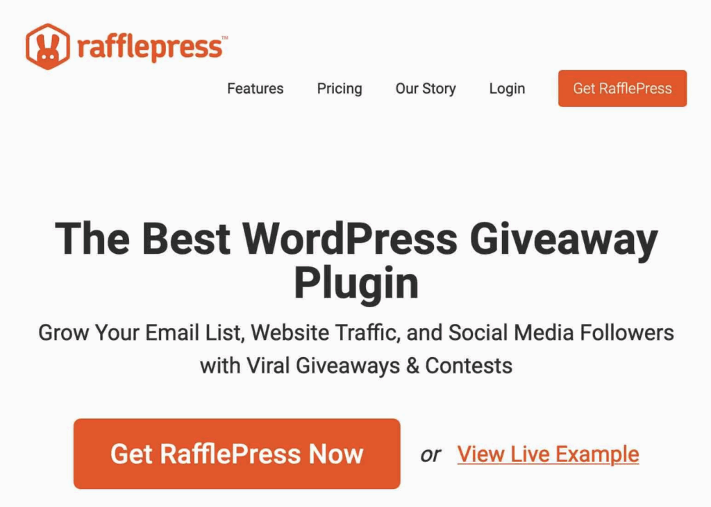 rafflepress plugin wordpress mail