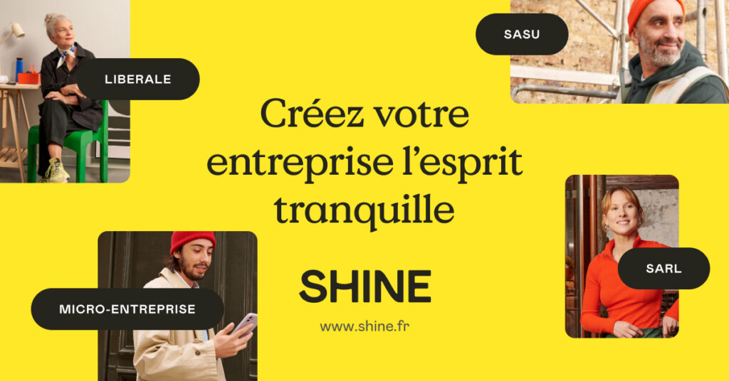 création entreprise Shine