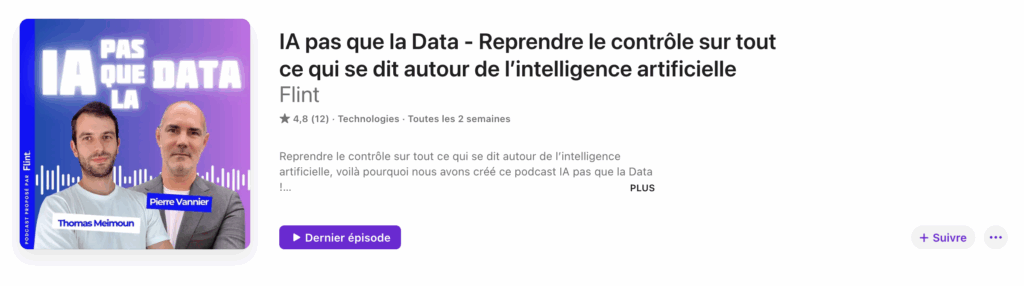 IA pas que la data