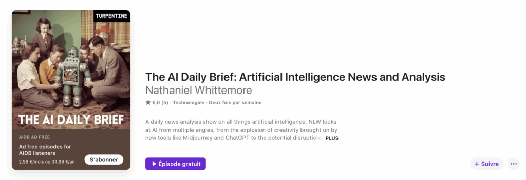 The AI Daily Brief podcast ia