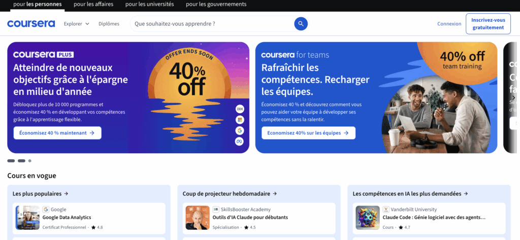 coursera apprendre à coder