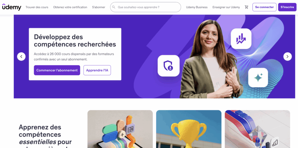 udemy apprendre à coder
