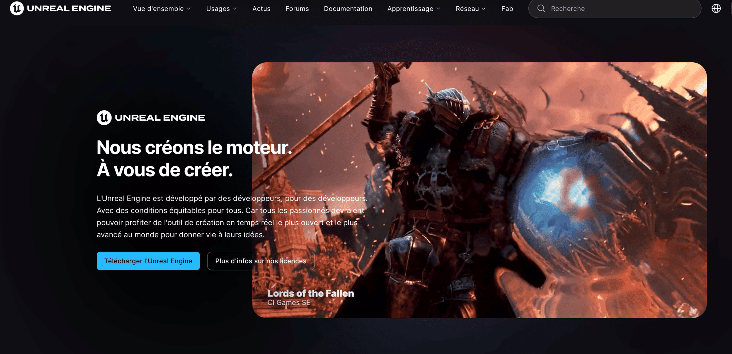 Unreal Engine créer application android