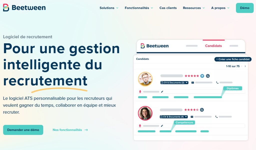 Logiciel de recrutement français Beetween