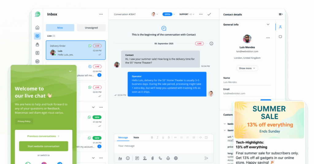 Lime : logiciel support chat