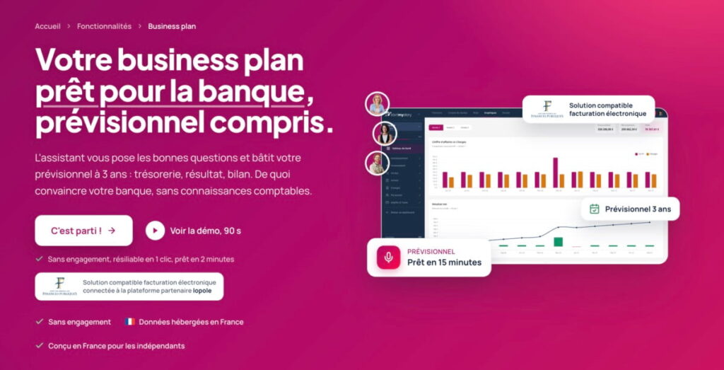 logiciel business plan starmystory