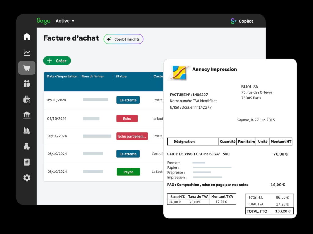 Sage logiciel de facturation