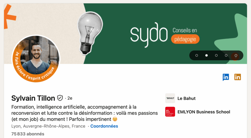 influenceur linkedin sylvain tillon