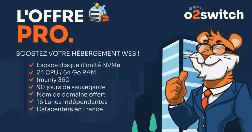 o2switch meilleur hébergement mutualisé