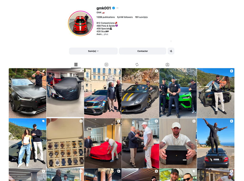 Instagram de GMK