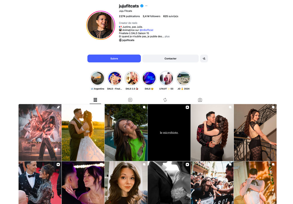 Instagram de Jujuficats