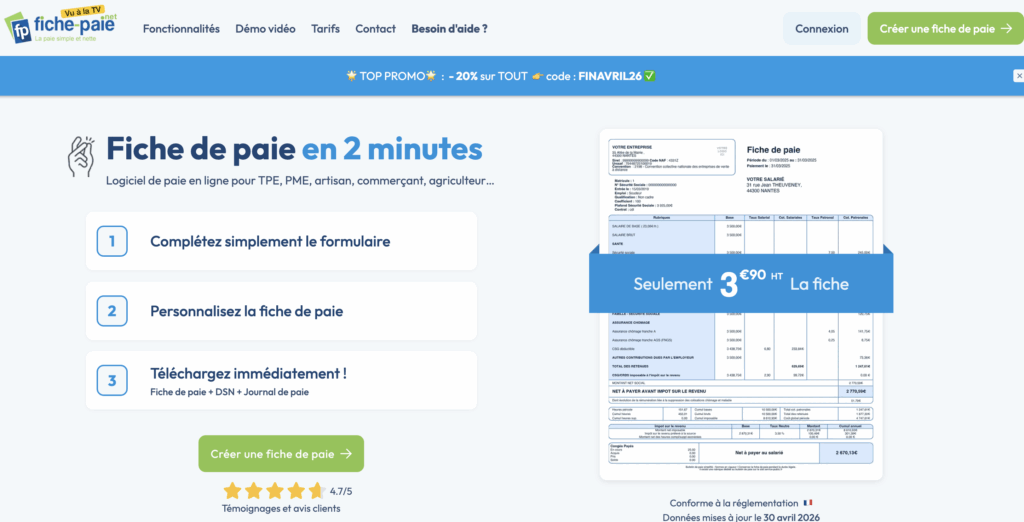 fiche-paie.net logiciel de paie 2026