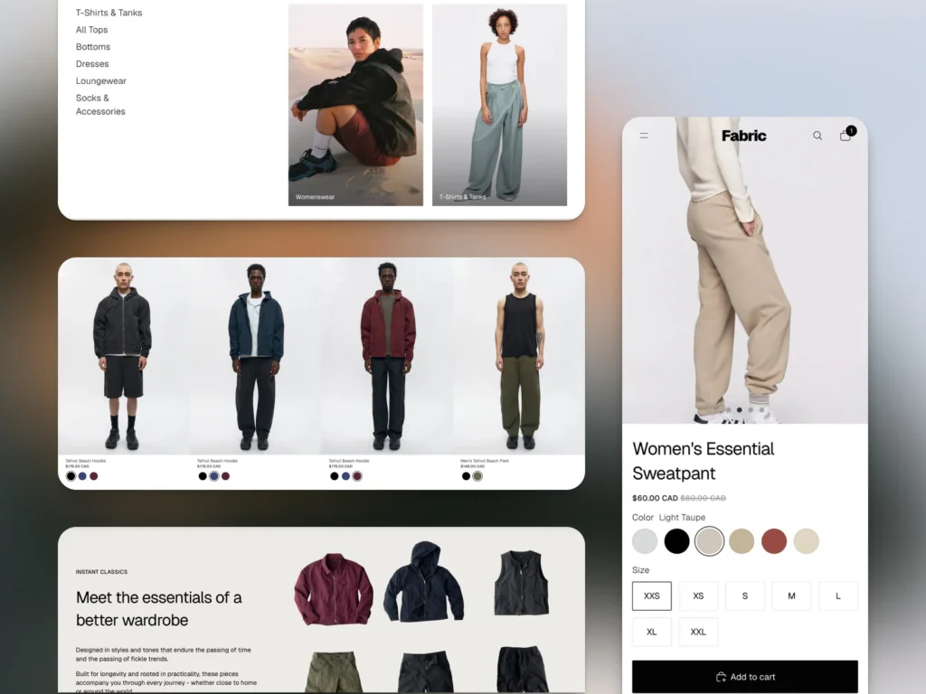 thème Shopify gratuit pour la mode