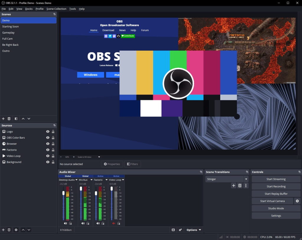logiciel streaming gratuit obs