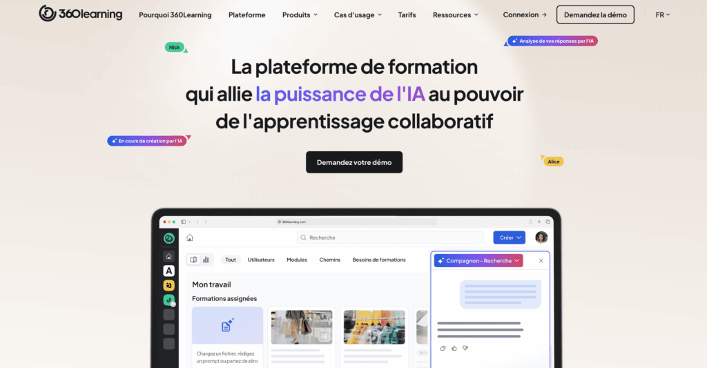 plateforme lms française 360 learning