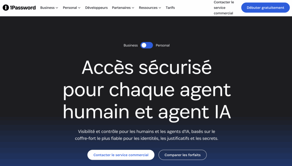 1password gestionnaire de mot de passe