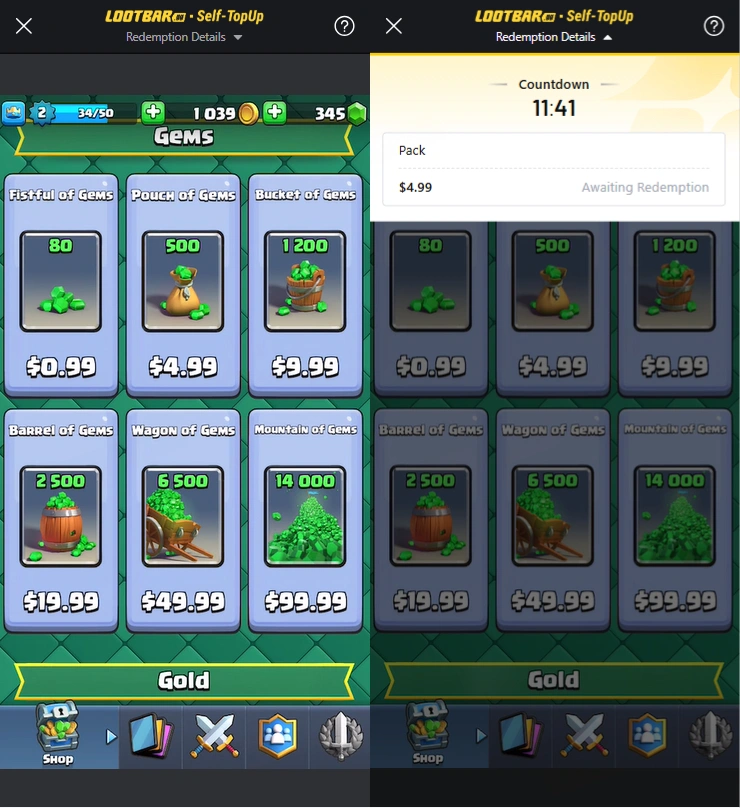 clash royale monétiser application mobile