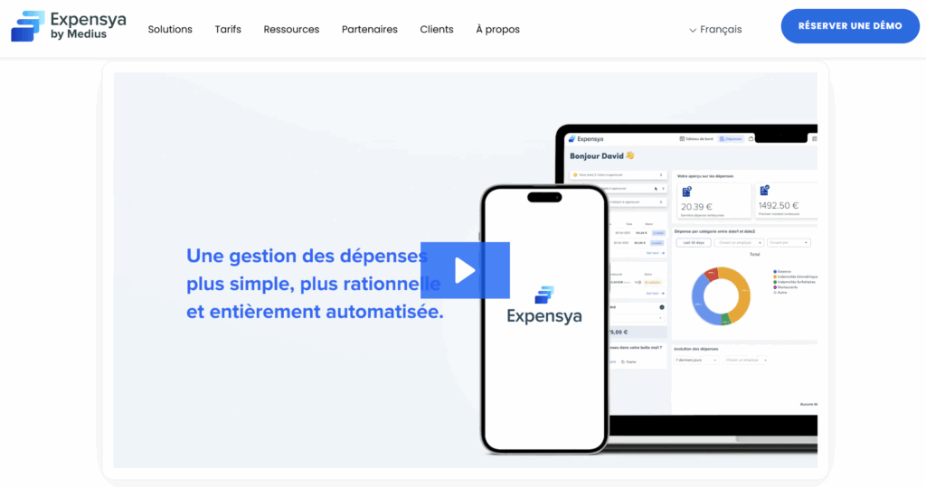 Expensya logiciel de notes de frais pour PME