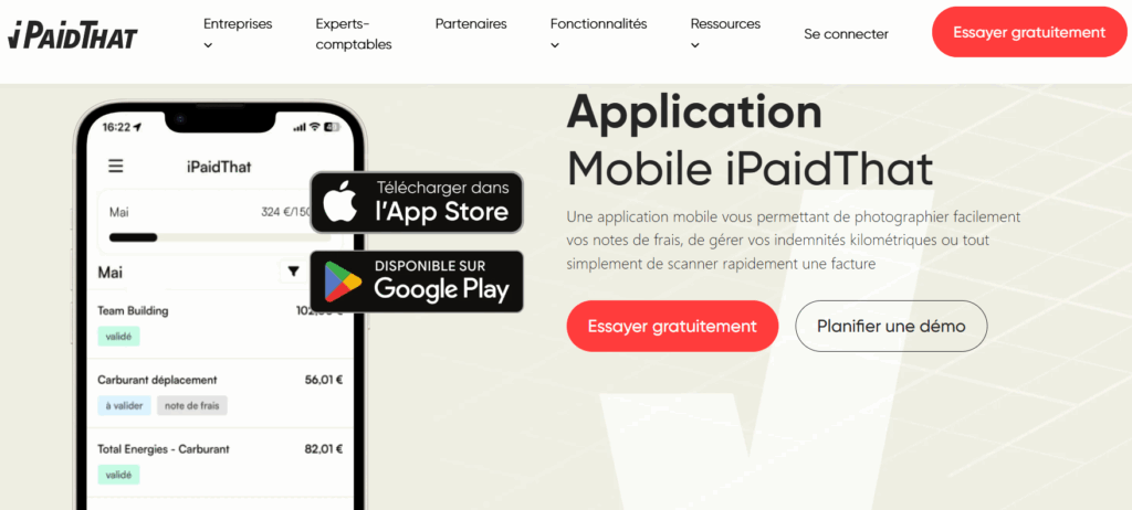 appli mobile iPaidThat