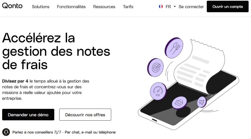 outil Regate by Qonto pour gérer les frais en entreprise