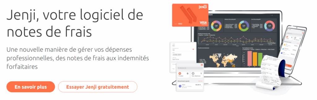logiciel de notes de frais Jenji