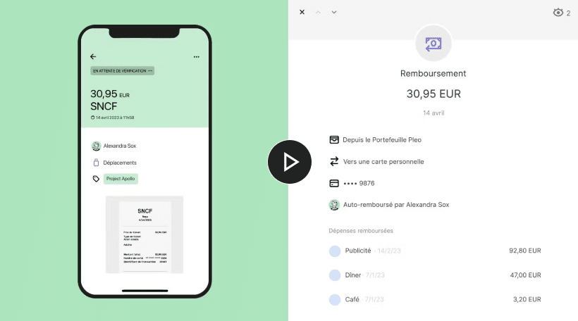 Pleo logiciel de notes de frais pour TPE