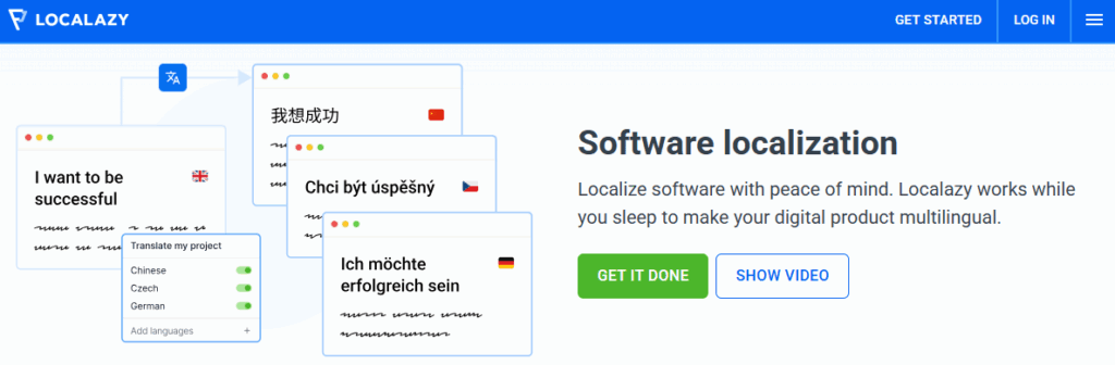 Localazy plateforme de traduction pour logiciels