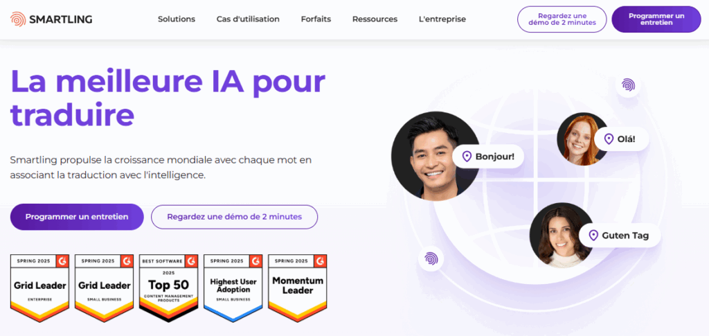 Smartling traduction pour logiciels