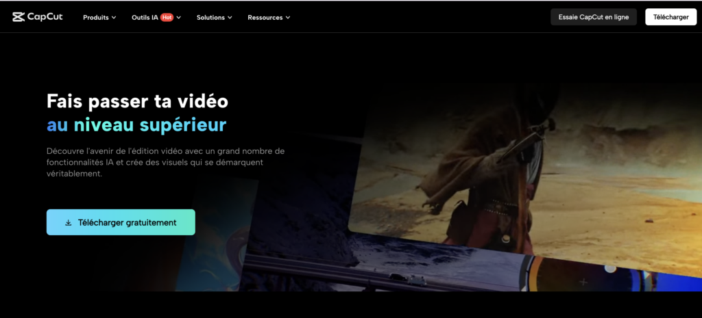 capcut logiciel de montage video gratuit