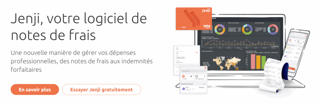 Jenji logiciel de notes de frais gratuit pout freelance