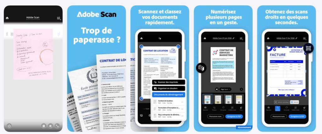 application scanner document adobe