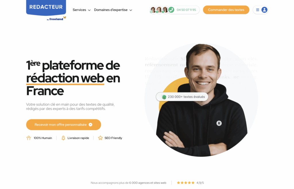 rédaction de fiches produits