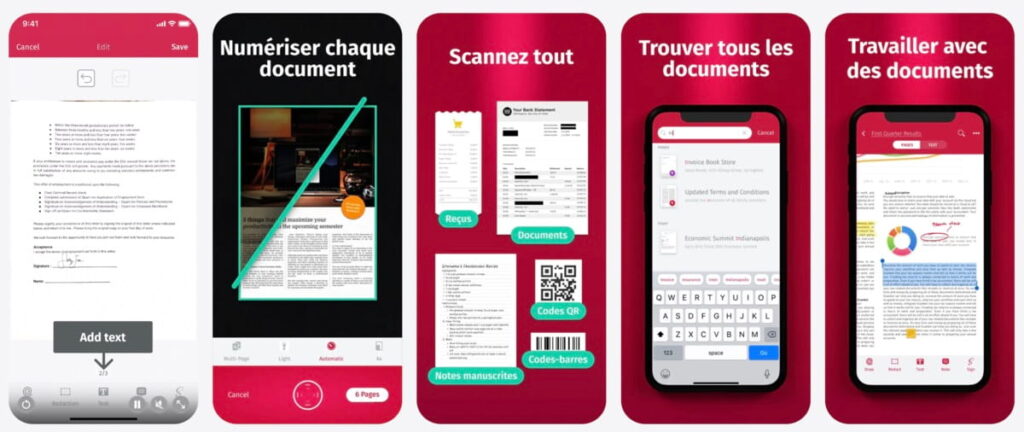 appli scanner documents
