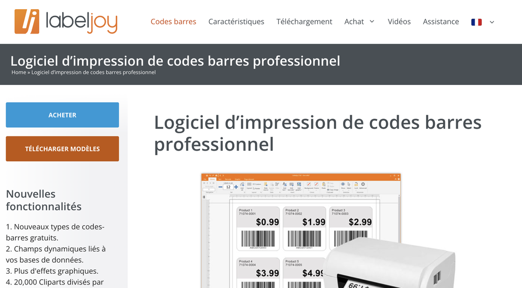 labeljoly générateur code barre