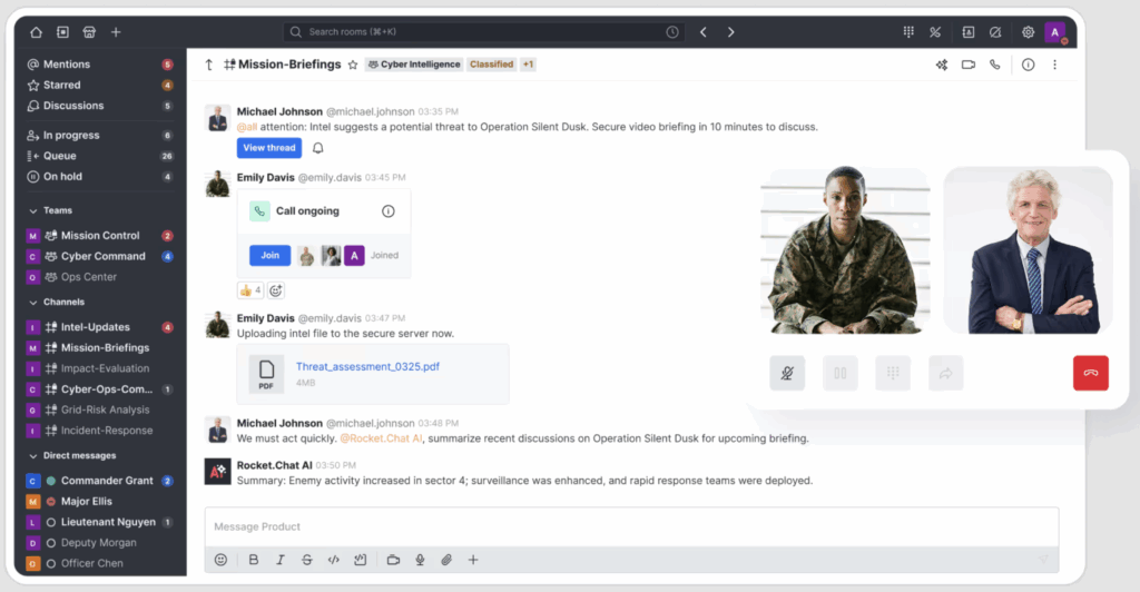 alternative slack Rocket.chat