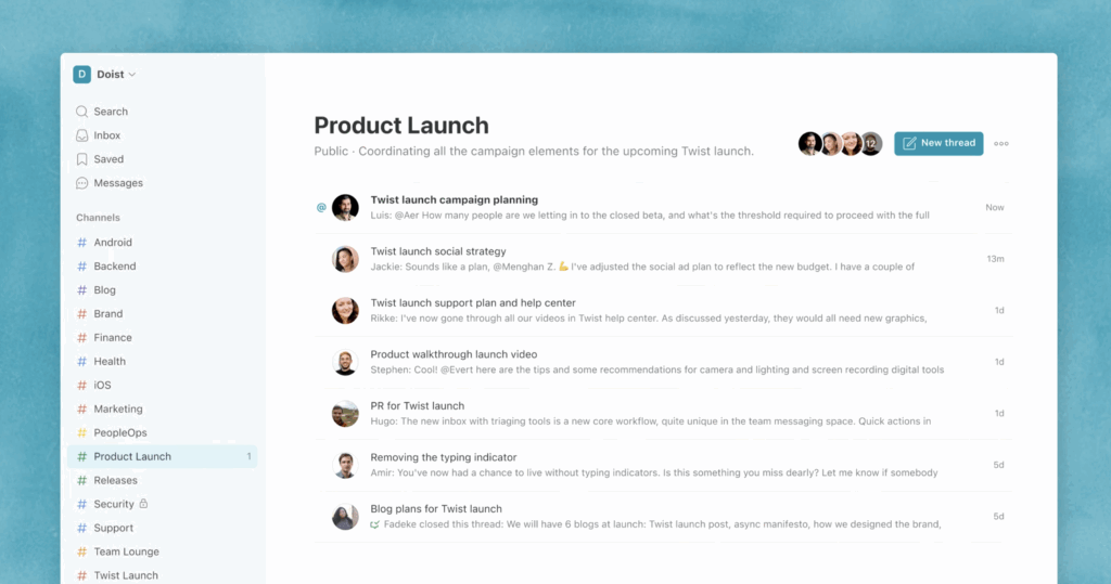 twist alternative originale slack