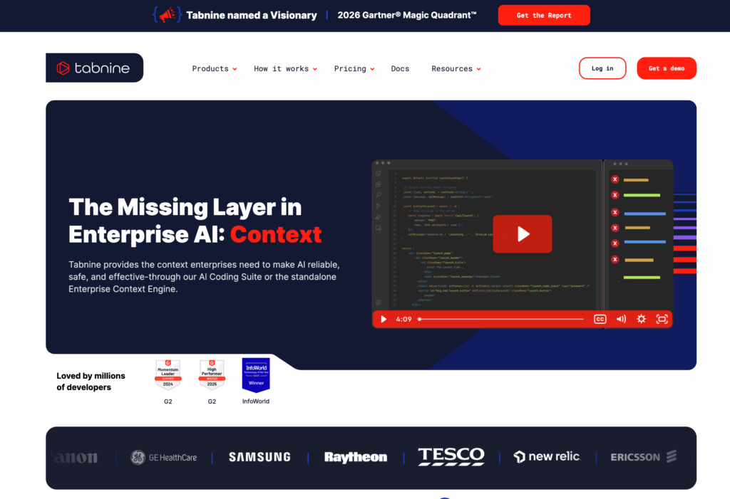 TabNine code IA générateur