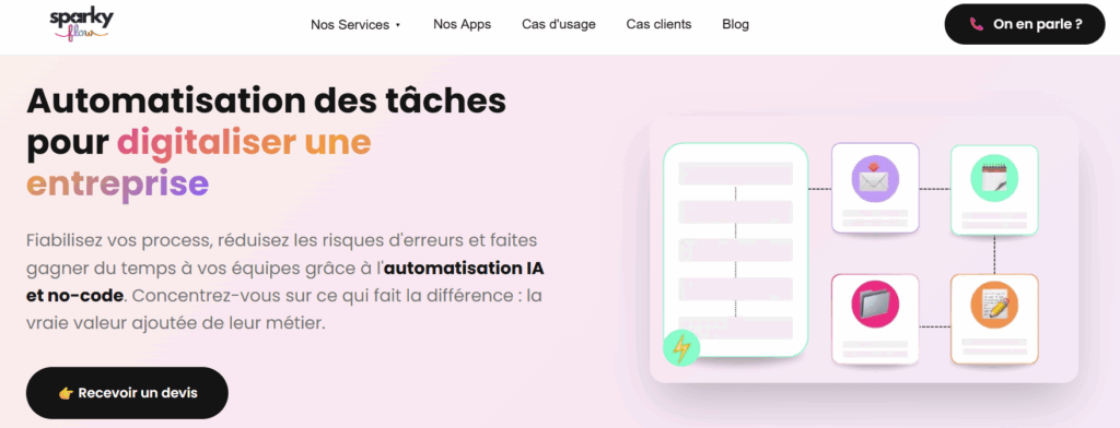 Sparky Flow agence d'automatisation IA