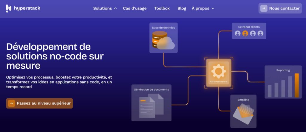 Hyperstack agence no code pour solutions sur mesure