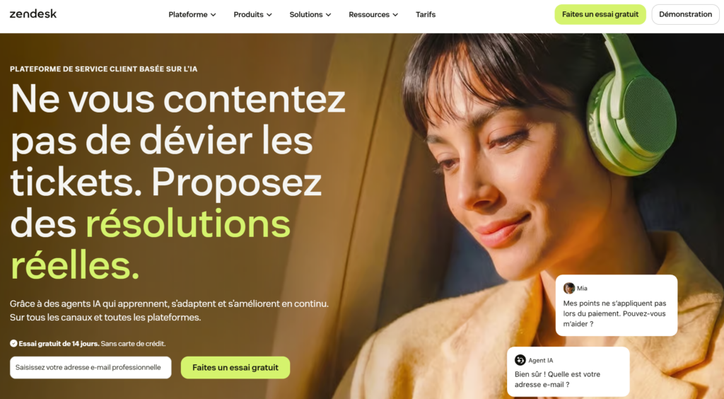 Automatisation du support client avec Zendesk AI