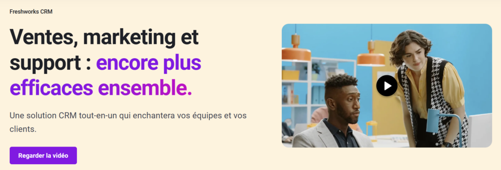 Freshworks CRM avec agents IA