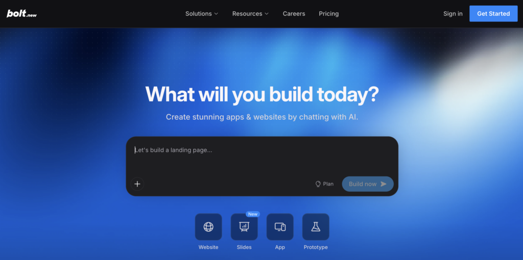 Bolt.new outil vibe coding