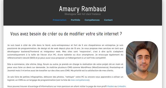 Référence Amaury Rambaud 2