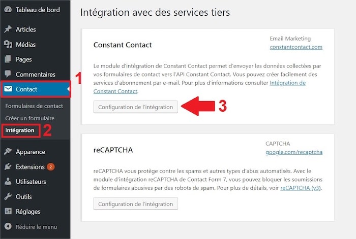 intégrer un reCAPTCHA sur Contact Form 7
