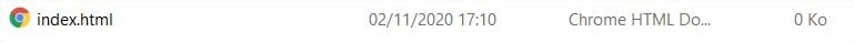 fichier index.html