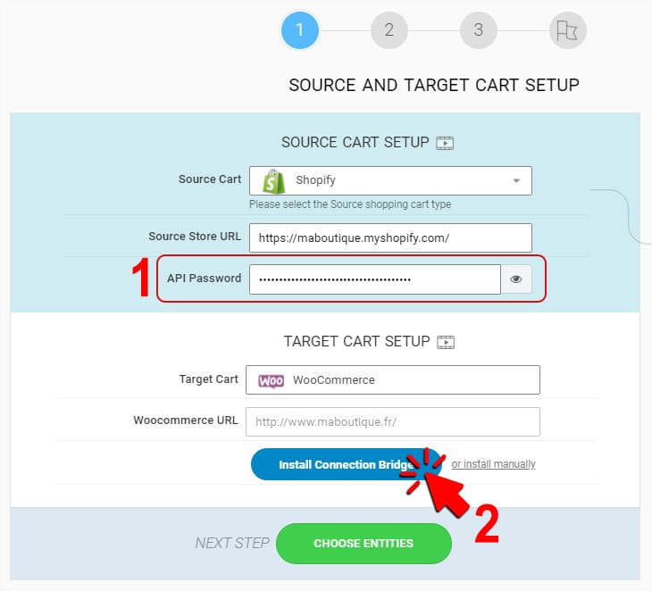  migration Shopify vers WooCommerce