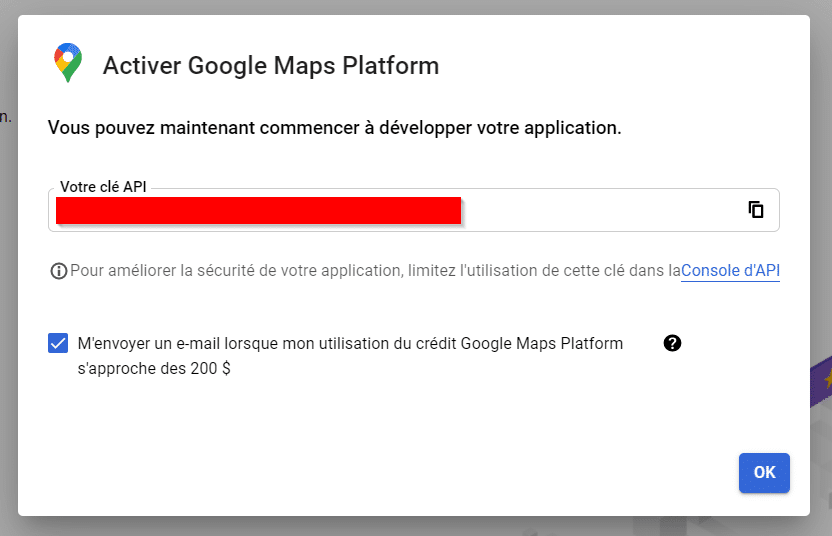 Clé API Google Cloud