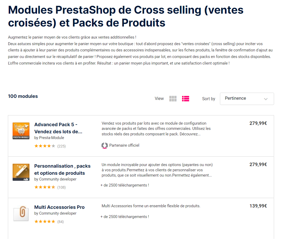 cross-selling-prestashop